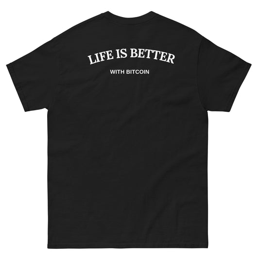 LIFE IS BETTER WITH BITCOIN T-SHIRT